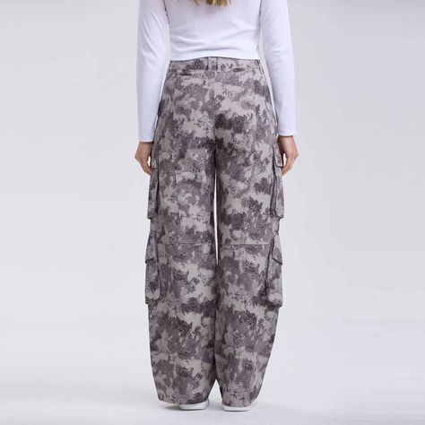 Pantalón Mujer Cargo Camuflado Gris Fashion´s Park-2