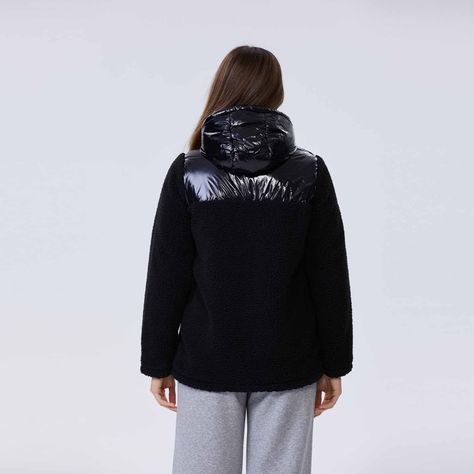 Polar Mujer Full Zipper Con Bolsillo Negro-2