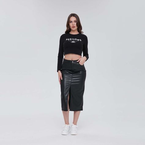 Polera Mujer Print Posicional Negro I Fashion´s Park-3
