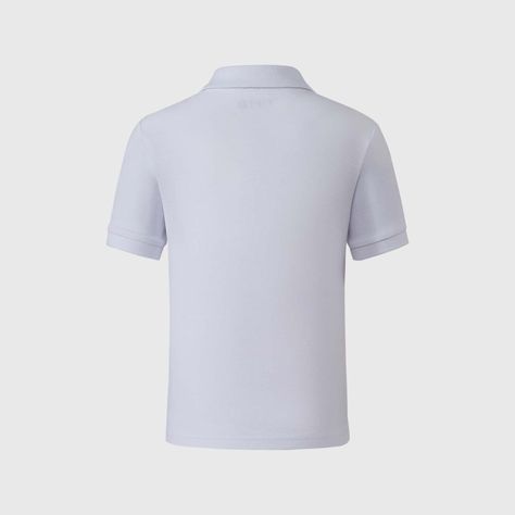 Polera Escolar Infantil Unisex Pique Blanco I Fashion's Park-1