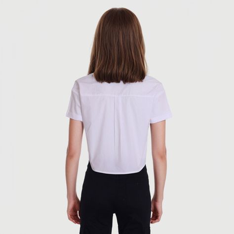 Blusa Sobrecamisa Blanco Niña-1