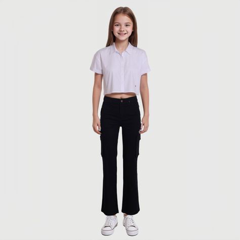 Blusa Sobrecamisa Blanco Niña-2