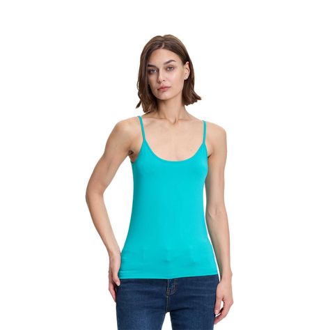 Polera Mujer Peto Pabilo Liso Turquesa Fashions Park-0