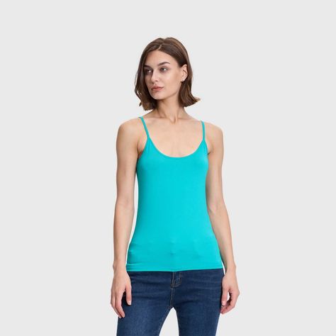 Polera Mujer Peto Pabilo Liso Turquesa Fashions Park-1