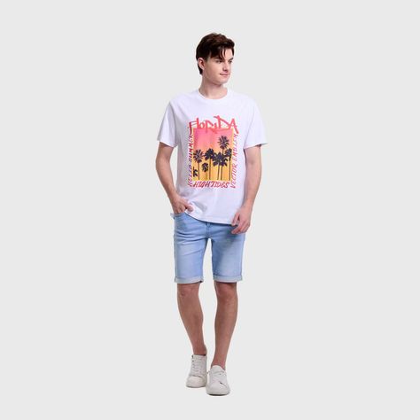 Polera Hombre Print Blanco I Fsp Fashion's Park-3