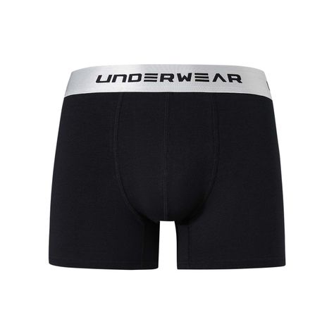 Boxer Hombre Tripack Liso Negro Ii Fashion's Park-0