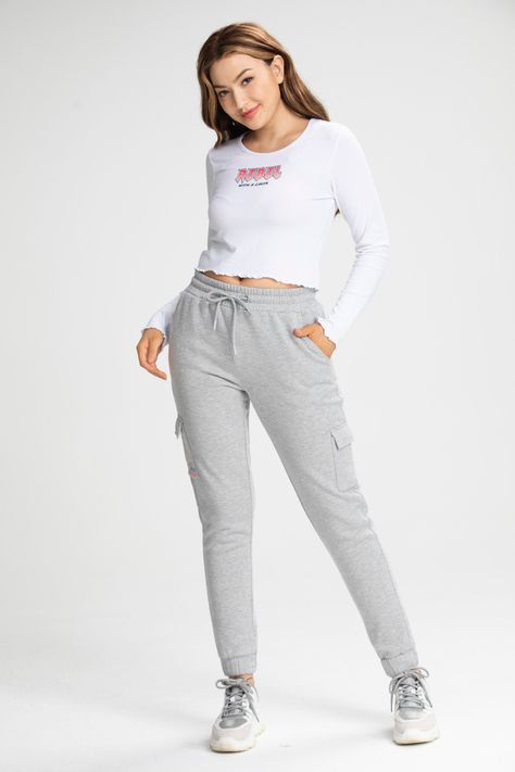 Pantalón Buzo Cargo Mujer Juvenil-3