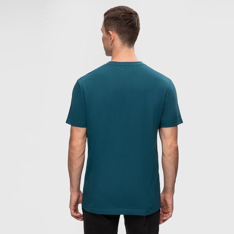 Polera Básica Azul Petroleo Hombre Fashion'S Park-2