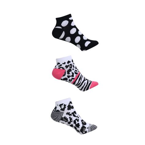 Calceta Mujer Tripack Deportiva Fucsia Fashion´s Park-0