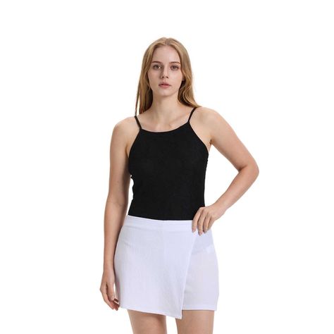 Polera Mujer Encaje Negro I Fashion's Park-0