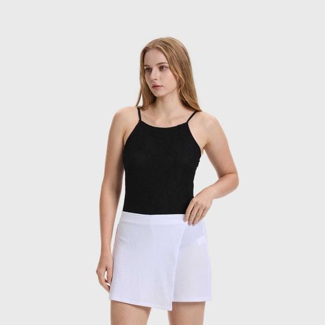 Polera Mujer Encaje Negro I Fashion's Park-1