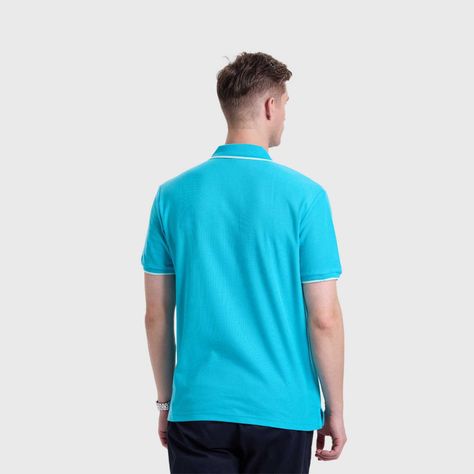Polera Hombre Piqué Básica Lisa Calipso Fashions Park-2