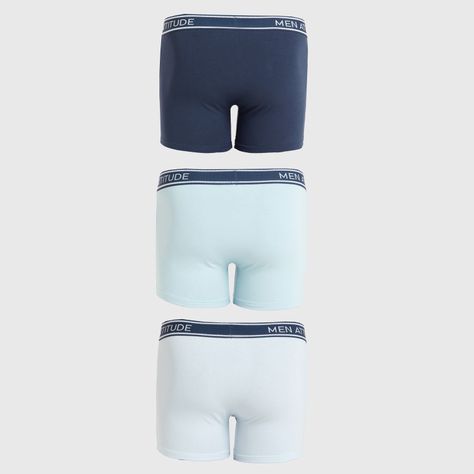 Boxer Tripack Lisos Verde Hombre-1