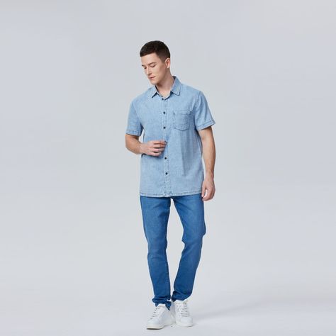 Jeans Skinny 101 Azul Hombre-3