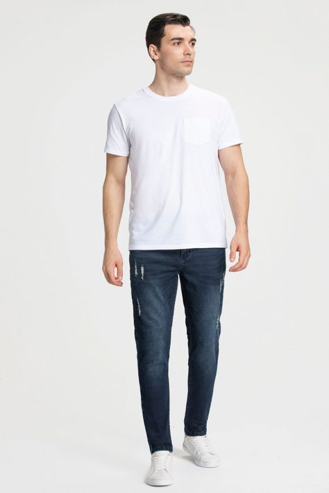 Jeans Roturas Skinny Juvenil-3