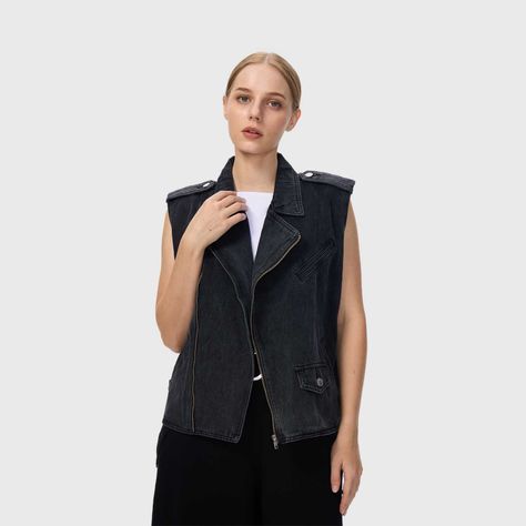 Chaqueta Mujer Biker Negro I Fashion's Park-1