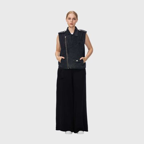 Chaqueta Mujer Biker Negro I Fashion's Park-3