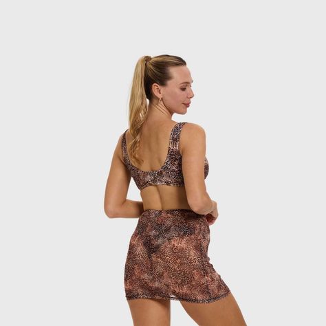 Falda Mujer Ajuste Lateral Beige Fashion's Park-5
