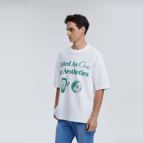 Polera Hombre Print Blanco I-1