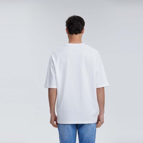 Polera Hombre Print Blanco I-2