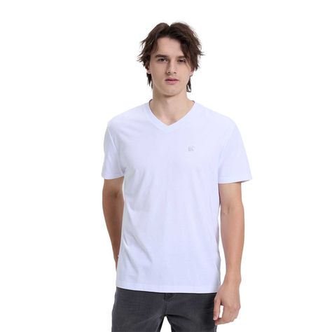 Polera Hombre Básica Blanco Fashion's Park-0