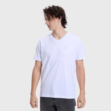 Polera Hombre Básica Blanco Fashion's Park-1