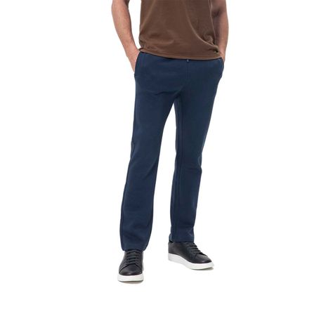 Pantalón Buzo Hombre Calce Recto Azul Marino Fashion's Park-0