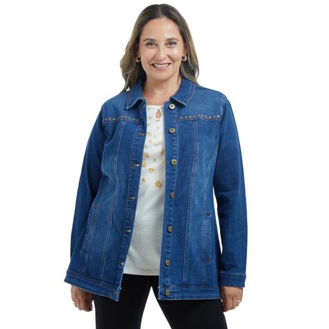 Chaqueta Mujer Denim Azul Fashion´s Park-0