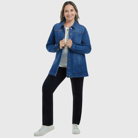 Chaqueta Mujer Denim Azul Fashion´s Park-3