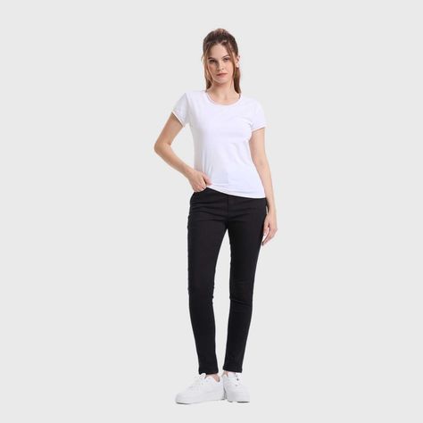 Jeans Mujer Emilia Color Negro Fashion's Park-3