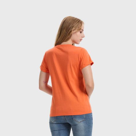 Polera Mujer Gráfica Roll Up Naranjo Claro Fashion's Park-2