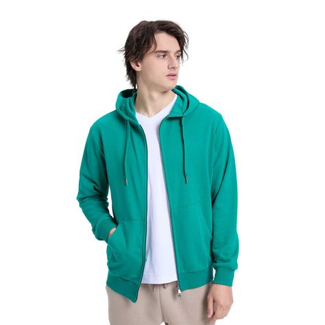 Polerón Hombre Básico Rider Verde Esmeralda Fashion´s Park-0