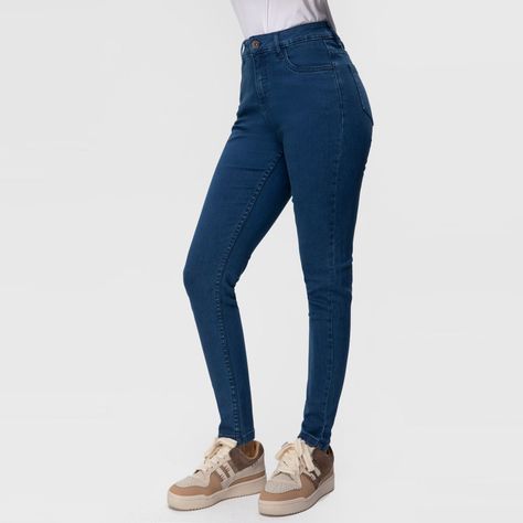 Jeans Emilia Super Skinny Azul  Mujer-1