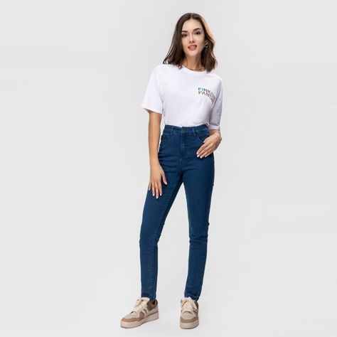 Jeans Emilia Super Skinny Azul  Mujer-3