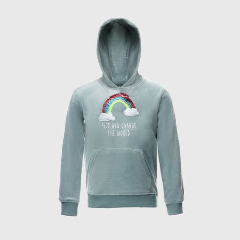 Polar Lentejuelas Infantil Turquesa Fashions Park-1