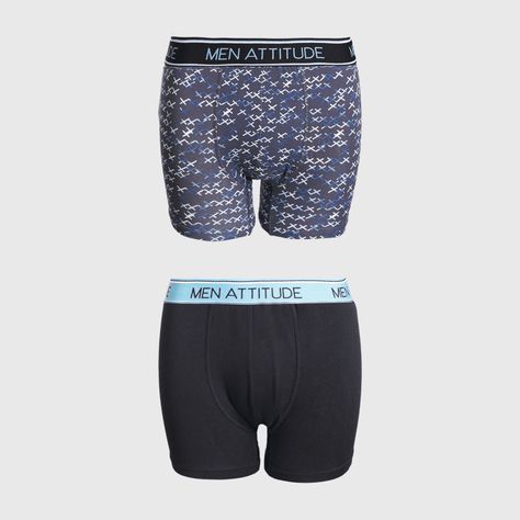 Boxer Hombre Bipack Negro-0