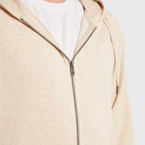 Polerón Hombre Básico Beige Melange-3