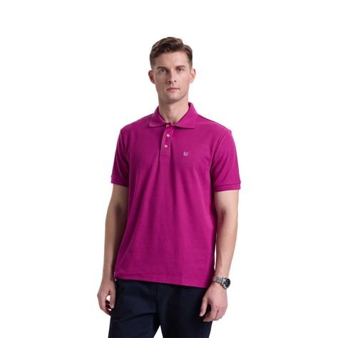 Polera Hombre Pique Lisa Violeta Fsp Fashion's Park-0