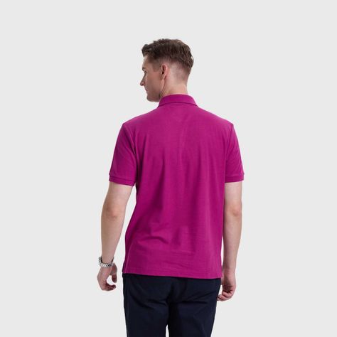Polera Hombre Pique Lisa Violeta Fsp Fashion's Park-2