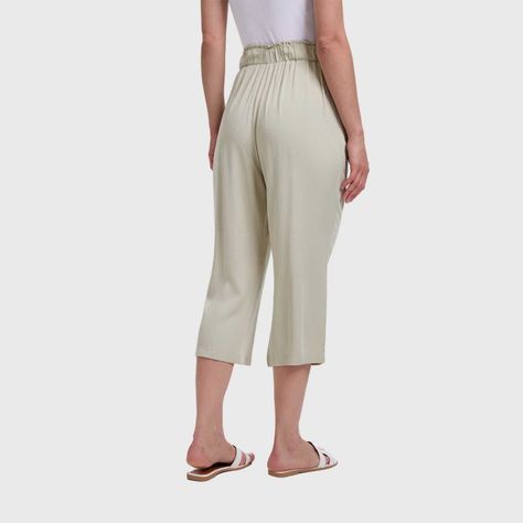 Pantalón Mujer Sastrero Con Cinturón Kaki Fashion's Park-2
