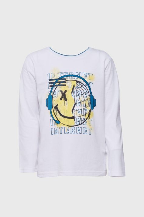 Polera Carita Feliz Infantil-0