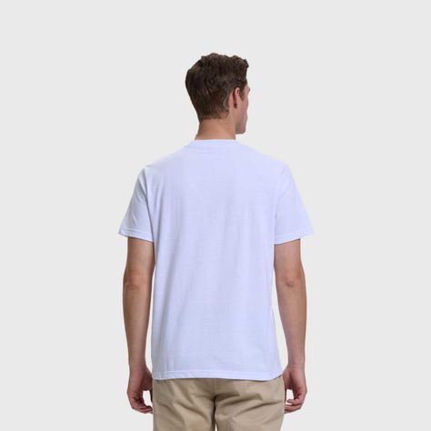Polera Hombre Básica Con Bolsillo Blanco Fsp Fashion's Park-2
