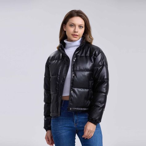 Chaqueta Mujer Puffa Negro Fashion´s Park-1