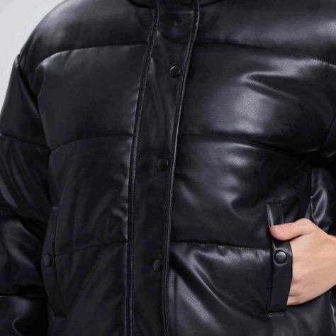 Chaqueta Mujer Puffa Negro Fashion´s Park-3