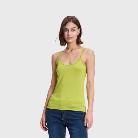 Polera Mujer Peto Pabilo Liso Verde Pistacho Fashions Park-1