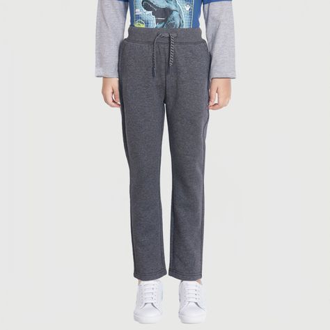 Pantalón Buzo Niño Recto Básico Marengo-0