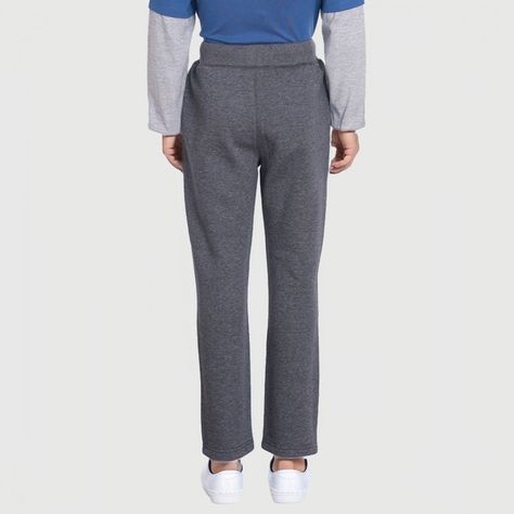 Pantalón Buzo Niño Recto Básico Marengo-1