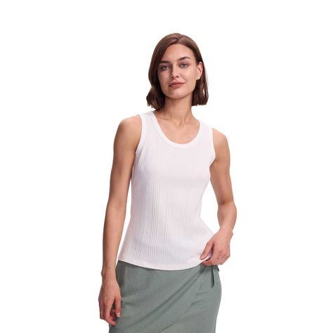 Polera Mujer Rib Rayas Y Lisa Blanco Fashion's Park-0