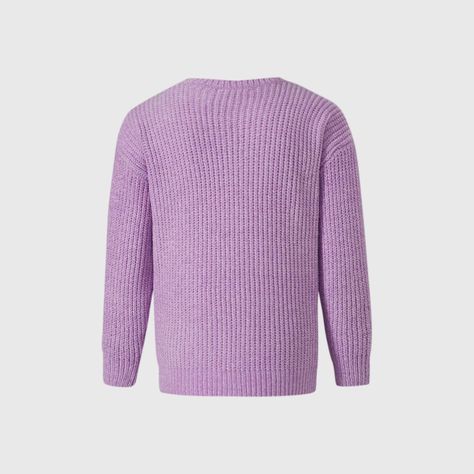 Sweater Niña Chenille Lila Fashion's Park-1
