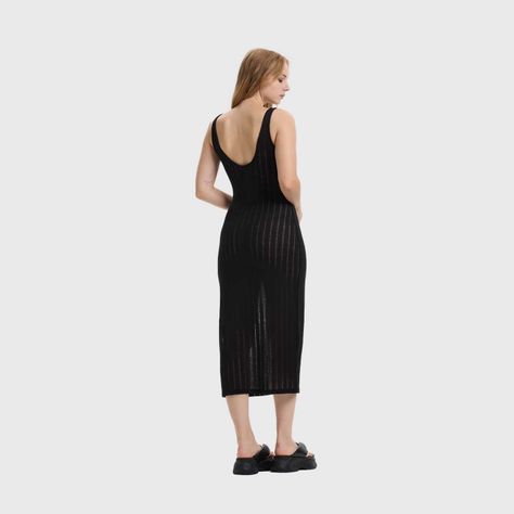 Vestido Mujer Tejido Negro Fashion's Park-2